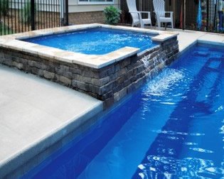 Fiberglass Tanning ledges Rio 3