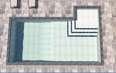 KoolPools SunShelf Sqre