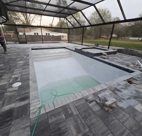 Fiberglass Pool Colombian Beach in Florida